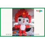 Custom Colorful 210D Oxford Cloth Inflatable Cartoon Characters For Advertising for sale