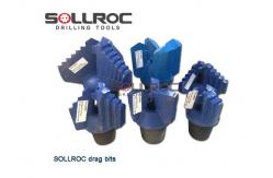 China Drill Rig Tools 3/4 Blades Wing Step Water Well Drilling Drag Bit supplier