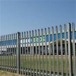 European Style Steel 0.5m High Galvanized Palisade Fencing For Road And Railway for sale