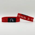 Comfortable Stretchy Elastic RFID Wristband TK4100/EM4200 Silkscreen Printing for sale