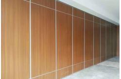 China Soundproof Wooden Movable Partition Walls / Folding Partition Wall Systems supplier
