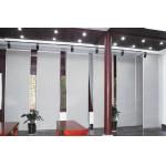 Light Weight Office Partition Walls / Aluminum Frame Folding Partition Walls with Doors