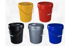 China Snap On Lid Plastic Five Gallon Buckets UV Resistant For Industrial Applications supplier