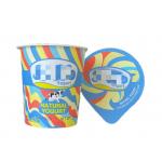 Plastic Yogurt Cup with Customizable Logo and Capacity 125ml for sale