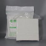 Extremely Soft Polyester Cleanroom Paper Mechanical Strength White Microfiber Cleaning Wipes for sale