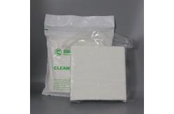 China Extremely Soft Polyester Cleanroom Paper Mechanical Strength White Microfiber Cleaning Wipes supplier