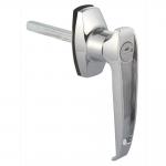 RoHS Garage Door L Handle Lock Zinc Plated Customized For Cabinet Door for sale