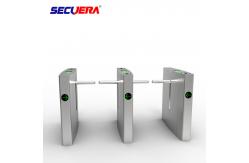 China RFID Control Wide Channel Security Turnstile Gate Automatic Swing LED Indicator Function supplier