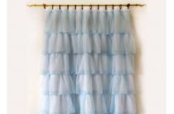 China Double Deck Pretty Shower Curtains , Thicken Waterproof Elegant Shower Curtains supplier