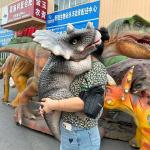 Realistic Dinosaur Hand Puppet Customized for Dino Theme Park for sale