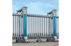 China Aluminum Alloy Automatic Retractable Gate Electric Operated Fingerprint Control supplier