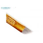 Copper Wrapped Microblading Needles , Shading Eyebrows Microblading Blades