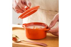 China Mini Stoneware Ceramic Oven Bowl Pot For Creme Brulee Cake Oven supplier