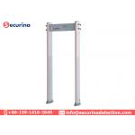 IP55 Ellipse Walk Through Security Gate , Security Check Door 300 Levels Sensitivity Calibration for sale