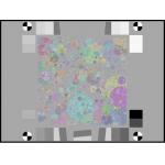 Reflective Color Spilled Coins Dead Leaves Test Chart Texture Sharpness Sineimage YE0276 for sale