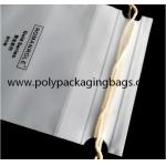 RoHS Gravure Printing Frosted Poly Drawstring Bags Double Draw String Travelling Pouchess