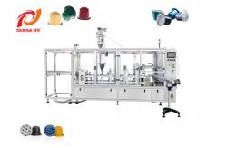 China Fully Automatic Four Lanes Nespresso Coffee Capsule Filling Machine supplier