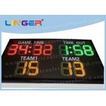 Customized LED Electronic Scoreboard Outdoor Iron / Steel / Aluminum Frame for sale