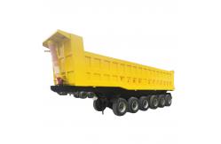 China H Beam 6 Axle Dump Semi Trailer Truck 50cubic Meters Volume supplier