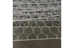 China 6x8cm Hexagonal Woven 4mm Gabion Wall Mesh supplier