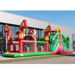 Reliably Blow Up Obstacle Course 17.0 X 3.6 X 4.7 M Fourfold Stitching for sale