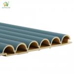Hotel WPC Wall Panel Eco Friendly Interior / Exterior Fluted Wall Panels for sale