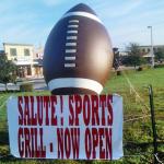 New finished Inflatable american football soccer ball model for sale