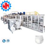 Full Servo Baby Diaper Making Machine PLC Control wiht Professional Customization for sale