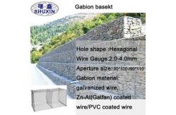 China 2m X 1m X 1m Steel Gabion Baskets With Wire Diameter 3.0mm supplier