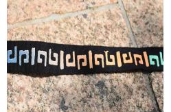 China Colourful Logo Custom Screen Printing Patches for 20mm Black Webbing supplier