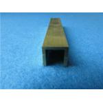 Fade Resistant Copper U Channel , 3600mm Length Metal U Profile for sale