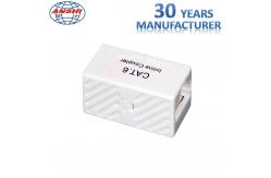 China Small Cat5e Cat6 Utp Rj45 Inline Keystone Coupler supplier
