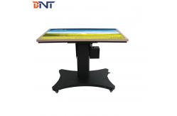 China 70cm Lifting Metal Electric Touch Mobile TV Rack For Showroom supplier