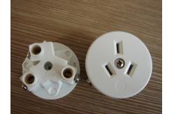 China Australia Round Electric Power Sockets , Grounding 3 Prong Power Wall Outlet supplier