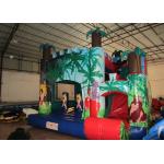 Classic inflatable palm trees jump house PVC inflatable jumping combo for sale inflatable bounccer for renting for sale