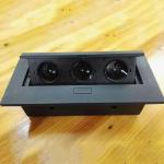 AC 110V - 220V Pop Up Power Socket EU Standard  Three Inserts Multifunctional