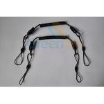 New Arrival Protection Smart Coil Leash w/Elastic Loop on Two Ends Black Color 2.0x7x55mm for sale
