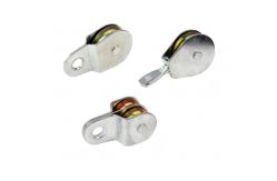 China Fixed Single Wheel Die Cast Pulley Zinc Plated Wall Mounted Pulley DIY hardware supplier
