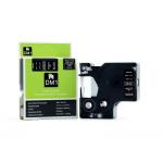 Dymo Printer White On Black D1 Label Cassette 43621 40921 12mm Width Compatible for sale