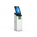 Freestanding Self Service Kiosk Touchscreen With Passport Reader For Airport for sale