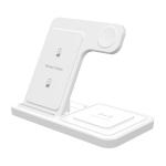 15w Fast Charging Phone Stand 3 In 1 Multifunctional Wireless Charger White And Black for sale