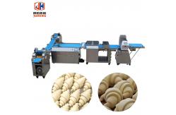 China T Strip Croissant Lamination Machine Frozen Raw Croissant Maker supplier