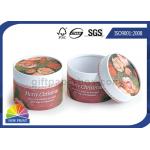 Delicate Small Cylinder Packaging Gift Box White Cardboard Paper Tube Packaging for sale