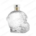 Liquor Clear Custom Empty Glass Bottle 375ml 500ml 750ml Healthy for sale