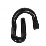 60 Si2mn Elastic Rail Clip 55Si2Mn Material OEM ODM Black Color for sale