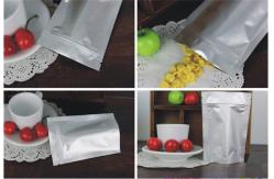 China Custom Printed Aluminium Foil Pouches Silver Surface For Electronics Packaging supplier