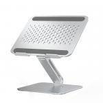 260*230*56MM Portable Silver Folding Lift Aluminum Adjustable Laptop Cooling Stand For Desk for sale