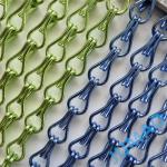 Create Stunning Ambience Aluminum Alloy Chain Curtains Alternative Hanger Track for sale