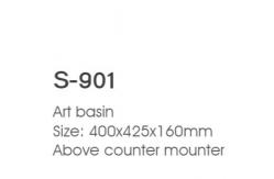 China Above Counter Installation Ceramic Basin Glossy Finished For Bathroom supplier