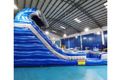 China Double Stitching Plato Outdoor Inflatable Water Slides For School supplier